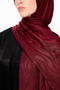 Sable Drift Premium Jakarlı Şal Bordo - 5