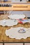 6 Pieces Charlotte Linen Placemat & American Service (40 cm Round) - 5