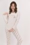 1432 Namast'Ay in Bed Creaming Women's Long Sleeve Pajamas Set - 2