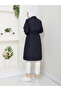 Double-Breasted Collar Belted Modest Trench Coat RC1103056 - 8