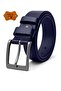 100% Genuine Buffalo Leather Fabric Belt Compatible with Pants