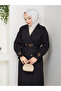 Modest Double Breasted Collar Waterproof Belted Trench Coat Rc1103013 - 6