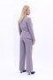 American Collar Classic Jacket & Wide Leg Trousers-Anthracite - 1029520 - 2