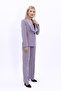 American Collar Classic Jacket & Wide Leg Trousers-Anthracite - 1029520 - 5