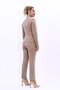 Single Button Classic Jacket & Slim Fit Trousers-Stone - 1044510 - 4