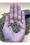 5 mm Gold Yellow Wooden Beads (25 Grams 315 Pieces) Hole Diameter 2 mm Macrame Design Jewelry Bracelet - 2