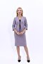 V-Neck Cropped Jacket & Straight Tight Skirt - Anthracite - 1016540 - 4
