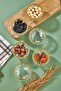 6 Pieces Gold Gilded Footed Presentation Bowl & Sugar Bowl & Turkish Delight Bowl Snack Bowl - 5