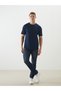 New Season Crew Neck Combed Cotton Men's T-Shirt W52039Z8 - 3