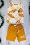 Leaf Patterned Shorts Baby Boy Children's Suit 2 Years Old, 3 Years Old, 4 Years Old, 5 Years Old - 4