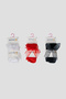 3 Pieces of Cotton Girls and Baby Pantyhose with Ribbon Accessories - 5