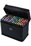 Touch Five 80 Colors Dual Tip Marker Pen Waterproof Professional for Arts Sketch Coloring