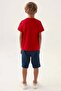 U.S. Polo Assn Licensed Graphic Written Red Boys' Bermuda Suit - 5