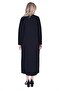 İnvee 5732 Ribbed Black Knitwear Cardigan - 3