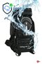 Professional Black 85+10 Liter Water Resistant Mountaineer & Camping Bag with Back Support - 3