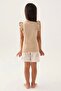 Licensed Frilly Beige Girl's Shorts Set - 5