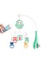 Baby Crib Mobile with Music & Remote – 360° Rotating Hanging Rattle Toy Set for Newborns,