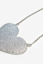 Silver Heart Shaped Girl's Bag - 2