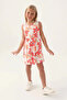 Girl's dress - salmon floral - 3