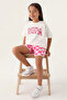 Girls' Cream Shorts Set - 2