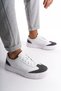 Genuine Leather Men's Sports Shoes & Sneakers Grey/White -Mbkry506-Grb