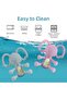 Elephant Teether for Babies – BPA-Free, Food-Grade Silicone Teething Toy, Safe to Boil, Han - 4
