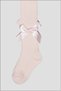 3 Pieces of Cotton Girls and Baby Pantyhose with Ribbon Accessories - 3