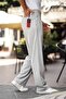 Men's Baggy Pleated Loose Fit Fabric Pants - 4