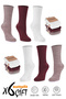 6-Piece Winter Women's Wool Sleeping Socks Soft Touch - 5