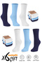 6-Piece Winter Women's Wool Sleeping Socks Soft Touch - 5