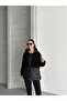 Zarax Black Plush Coat - 7