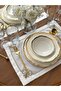 Lux Grup Jasmine American Service Set of 2 Gold Sim - 3