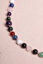 Certified Certified Natural Stone Knotted Girl's Student Necklace 6 Mm, M422 - 3