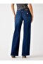 Indaco Women's Cashmere Blend Palazzo Fit Jeans - 3