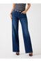 Indaco Women's Cashmere Blend Palazzo Fit Jeans - 2