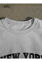 Usa Fit Printed - Oversize Gray T-Shirt & Black Pants Jogger Men's Tracksuit Set - 4
