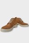 Women's Nubuck Lace-Up High Rubber Sole Boots Cinnamon - 4