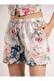Floral Printed Pure Cotton Top and Shorts Set - 7