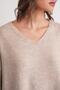 6961 Women's Knitwear Sweater Skirt Set Beige - 6