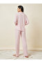 Long Sleeve Jersey Button Through Shirt and Pyjama Set - 4