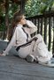 My Little Boy's Cicileri (8-16) Teenage Always Striped Girl's Set - Beige - 2