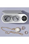Digital Ultrasonic Jewellery Cleaner with LED Display, White, 3 Cleaning Modes - 4