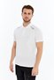 Men's Polo Neck T-Shirt Breathable Fabric Procool Sports Outdoor T-Shirt White - 7