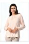 Women's Powder Jacquard Lace Winter Special Design Maternity Maternity Dressing Gown Pajama Set - 4