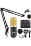 Microphone Bundle with V8 Sound Card for Live Streaming, Podcasting, Studio Recording - BM-800 Mic K - 2