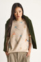 Women's Beige Piecework Knitwear Sweater 20234237 - 4
