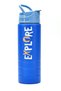 Stainless 304 Steel Water Bottle Motivational Water Bottle with Straw 304 Steel Water Bottle Blue 750 ml 1156