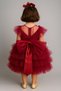 Special Design One Piece Layered Ruffle Skirt Girl's Evening Dress with Flower and Stone Detail - 4