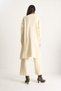 Women's Cream High Waist Pants Vest Cardigan Triple Knitwear Set 20247573 - 8