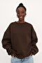 Fleece-Lined Basic Sweatshirt S3408-K11